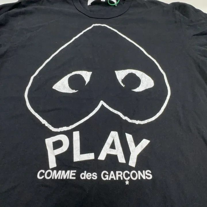 Comme des Garcons Comme des Garçons Play Black Logo T-Shirt 0079 Size US L / EU 52-54 / 3 - 4 Thumbnail