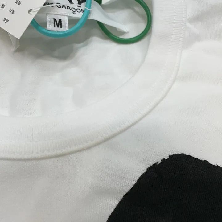 Comme des Garcons PLAY Comme des Garçons Play Heart Logo T-Shirt 0079 Size US M / EU 48-50 / 2 - 4 Thumbnail