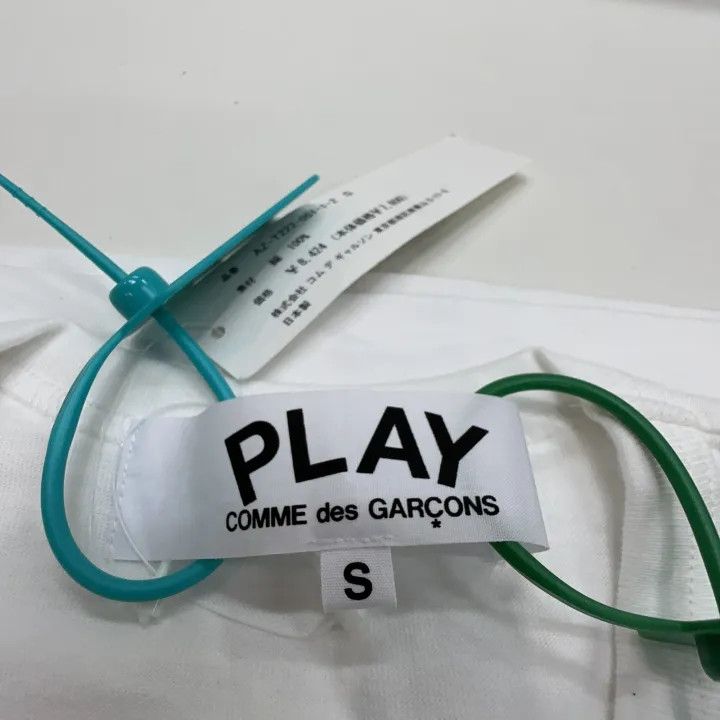Comme des Garcons PLAY Comme des Garçons Play Red Heart Print Tee 0079 Size US S / EU 44-46 / 1 - 2 Thumbnail