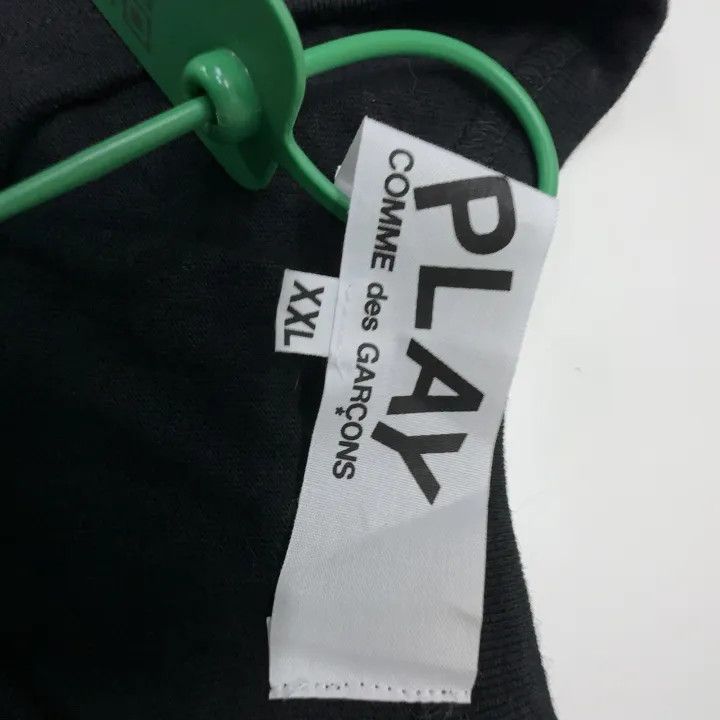 Comme des Garcons PLAY Comme des Garçons Play Black Heart Short Sleeve Tee 0079 Size US XXL / EU 58 / 5 - 2 Thumbnail