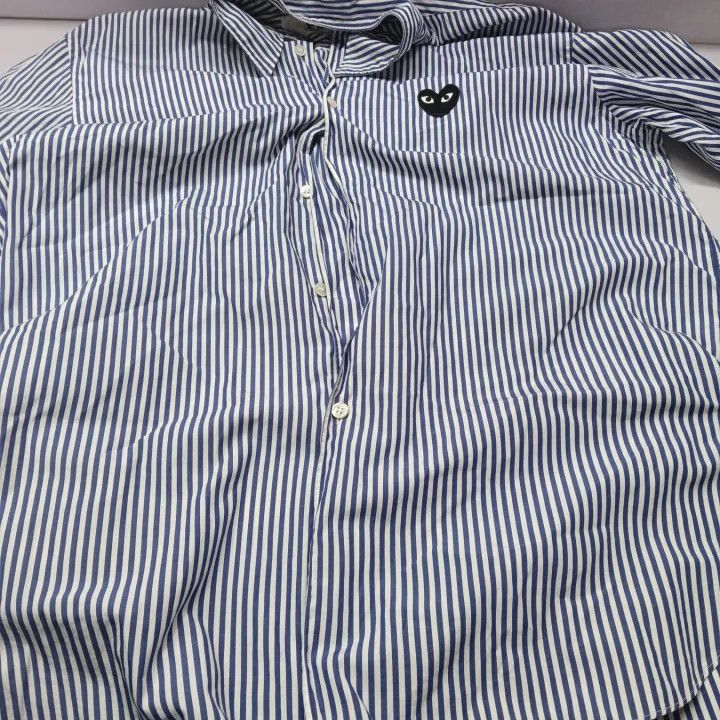Comme des Garcons PLAY Comme des Garçons Play Striped Shirt for Men 0079 Size US XL / EU 56 / 4 - 10 Thumbnail