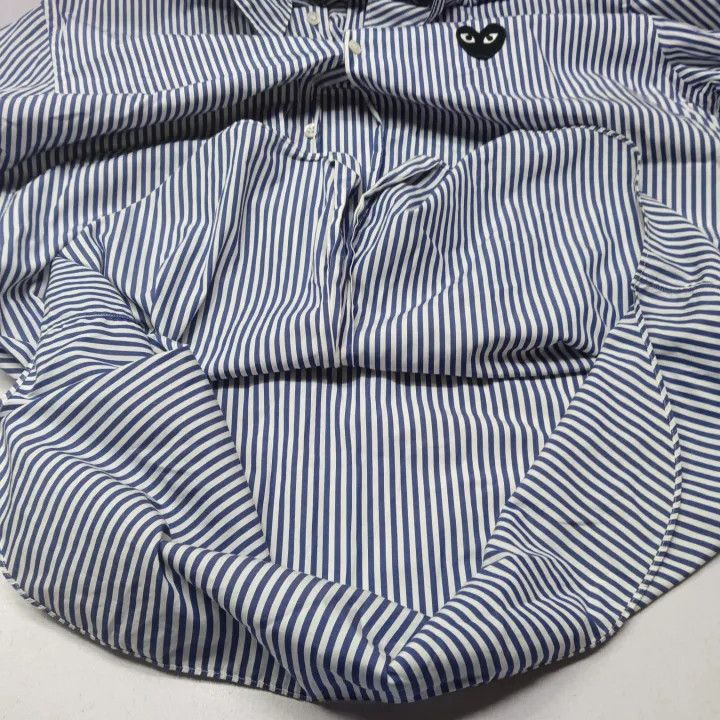 Comme des Garcons PLAY Comme des Garçons Play Striped Shirt for Men 0079 Size US XL / EU 56 / 4 - 14 Thumbnail