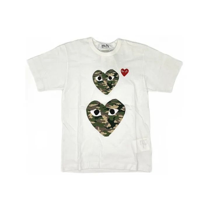 Comme des Garcons Comme des Garçons Play Camouflage Heart T-Shirt 0079 Size US S / EU 44-46 / 1 - 2 Thumbnail
