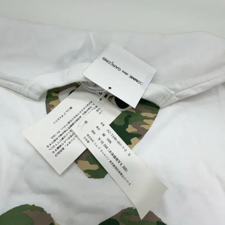 Comme des Garcons Comme des Garçons Play Camouflage Heart T-Shirt 0079 Size US S / EU 44-46 / 1 - 4 Thumbnail