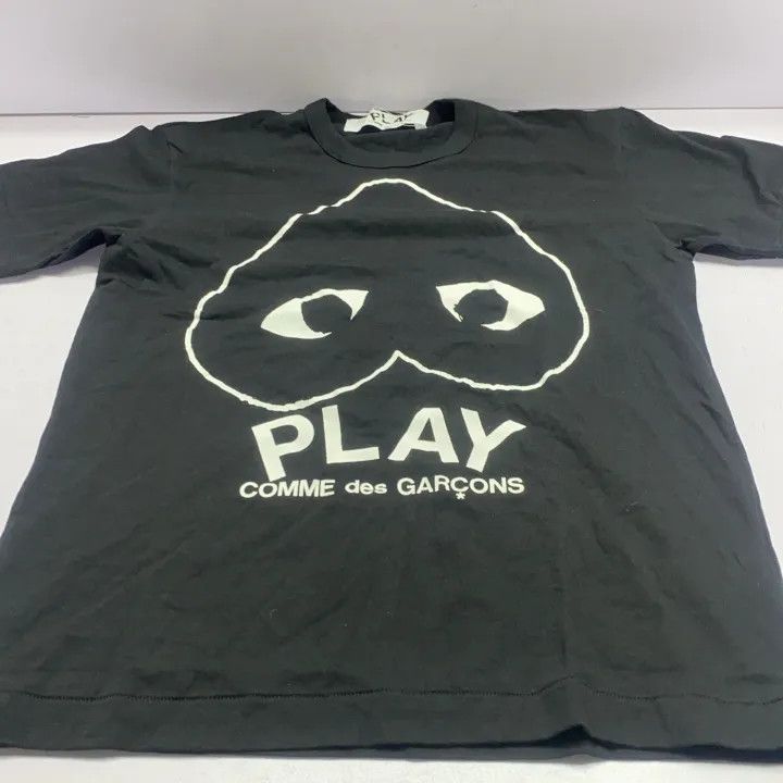 Comme des Garcons PLAY Comme des Garçons Play Black Short Sleeve T-Shirt 0079 Size US M / EU 48-50 / 2 - 7 Thumbnail