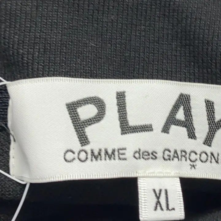 Comme des Garcons PLAY Comme des Garçons Play Black Short Sleeve Polo 0079 Size US XL / EU 56 / 4 - 11 Thumbnail