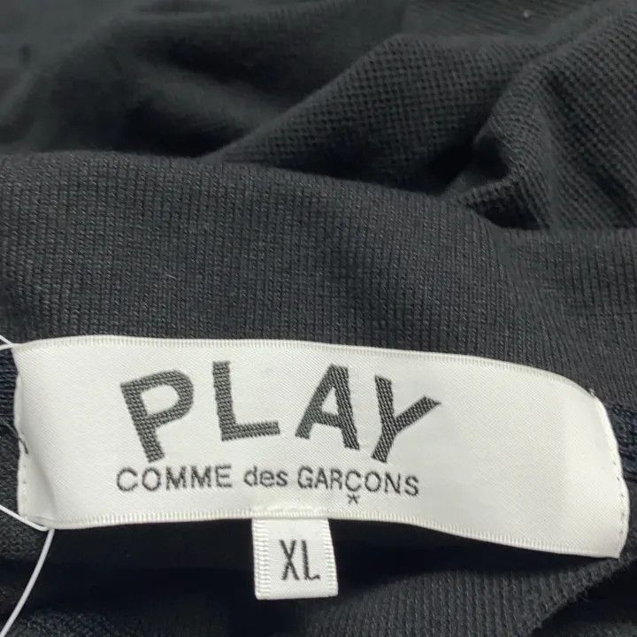 Comme des Garcons PLAY Comme des Garçons Play Black Short Sleeve Polo 0079 Size US XL / EU 56 / 4 - 9 Thumbnail