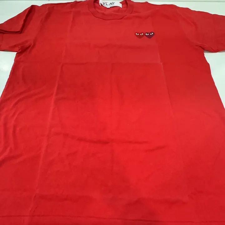 Comme des Garcons Comme des Garçons Red Short Sleeve T-Shirt 0079 Size US L / EU 52-54 / 3 - 6 Thumbnail