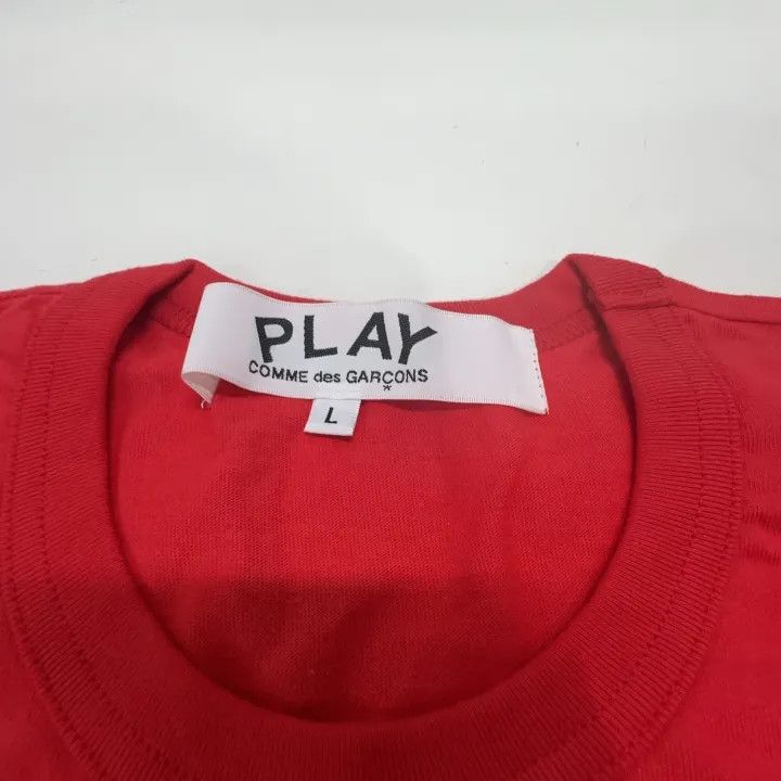 Comme des Garcons Comme des Garçons Red Short Sleeve T-Shirt 0079 Size US L / EU 52-54 / 3 - 4 Thumbnail