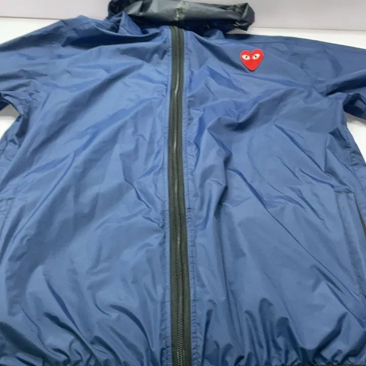 Comme des Garcons Comme des Garçons Play x K-Way Navy Zip Jacket 0079 Size US L / EU 52-54 / 3 - 10 Thumbnail