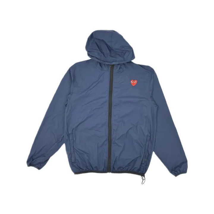 Comme des Garcons Comme des Garçons Play x K-Way Navy Zip Jacket 0079 Size US L / EU 52-54 / 3 - 2 Thumbnail