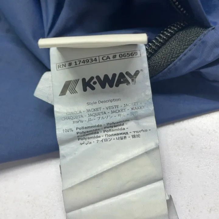Comme des Garcons Comme des Garçons Play x K-Way Navy Zip Jacket 0079 Size US L / EU 52-54 / 3 - 5 Thumbnail