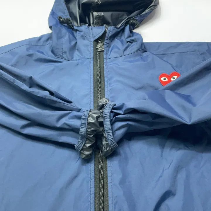 Comme des Garcons Comme des Garçons Play x K-Way Navy Zip Jacket 0079 Size US L / EU 52-54 / 3 - 9 Thumbnail