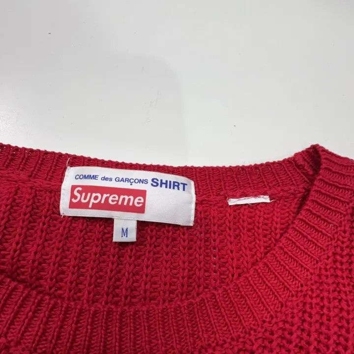 Comme des Garcons Supreme Comme des Garçons Red Sweater 0079 Size US M / EU 48-50 / 2 - 4 Thumbnail