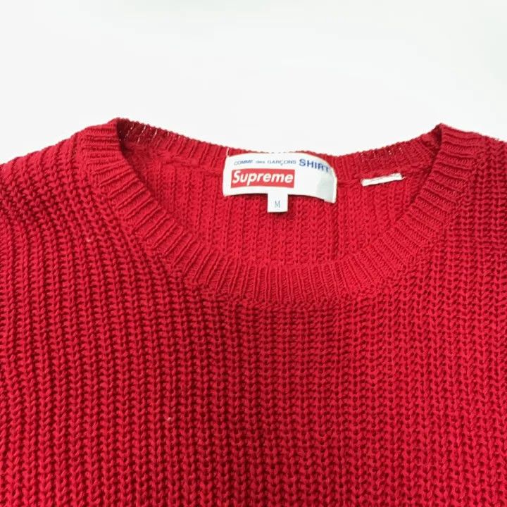 Comme des Garcons Supreme Comme des Garçons Red Sweater 0079 Size US M / EU 48-50 / 2 - 7 Thumbnail