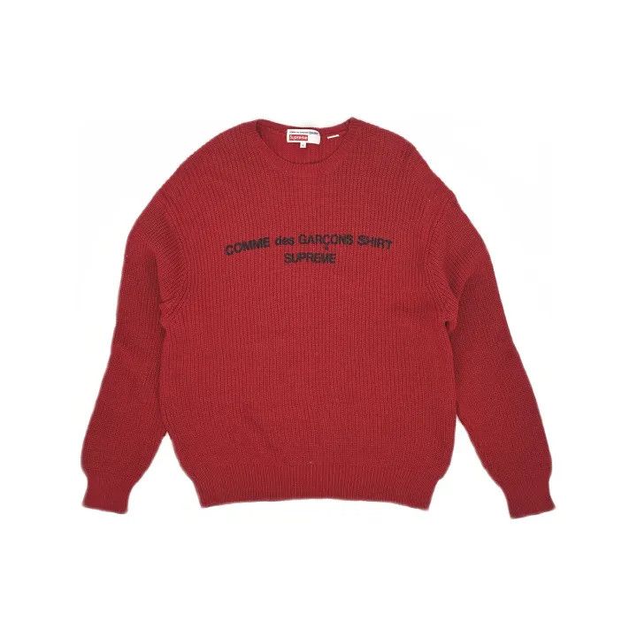 Comme des Garcons Supreme Comme des Garçons Red Sweater 0079 Size US M / EU 48-50 / 2 - 2 Thumbnail