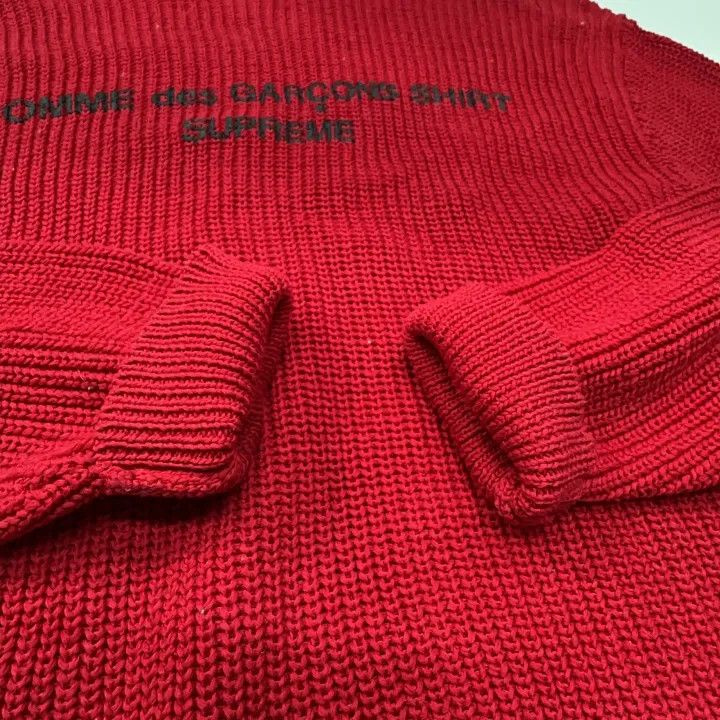 Comme des Garcons Supreme Comme des Garçons Red Sweater 0079 Size US M / EU 48-50 / 2 - 6 Thumbnail