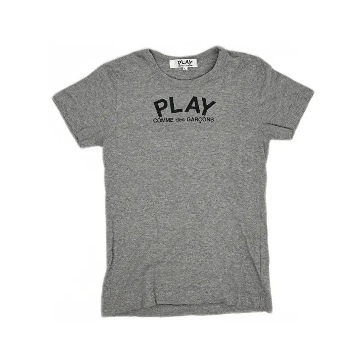 Comme des Garcons PLAY Comme des Garçons Play Grey Heart Logo Tee 0079 Size L / US 10 / IT 46 - 2 Thumbnail