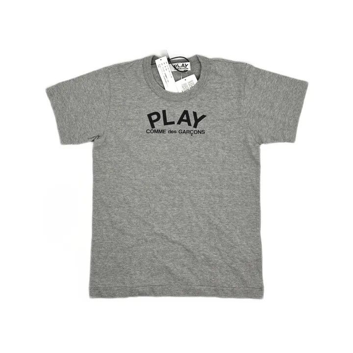 Comme des Garcons PLAY Comme des Garçons Play Gray Short Sleeve T-shirt 0079 Size M / US 6-8 / IT 42-44 - 2 Thumbnail