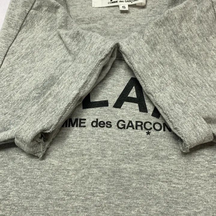 Comme des Garcons PLAY Comme des Garçons Play Gray Heart T-Shirt 0079 Size S / US 4 / IT 40 - 8 Thumbnail