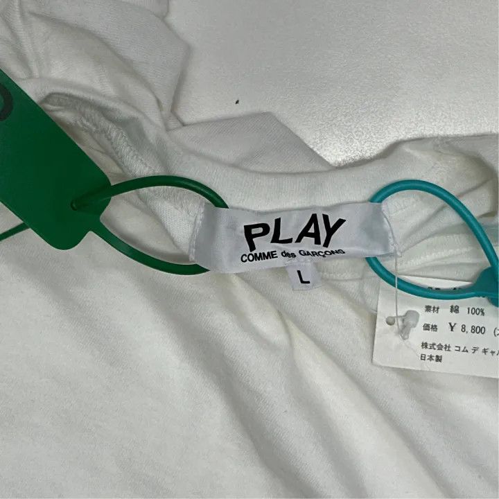Comme des Garcons PLAY Comme des Garçons Play x The North Face White Tee 0079 Size L / US 10 / IT 46 - 2 Thumbnail