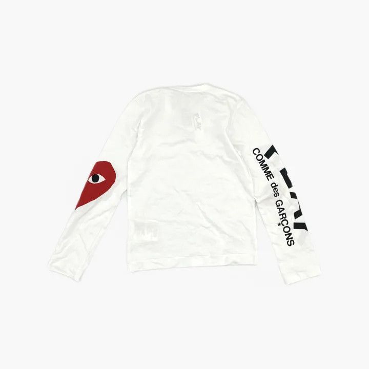 Comme des Garcons Comme des Garçons Play Long Sleeve T-Shirt 0079 Size XS / US 0-2 / IT 36-38 - 3 Thumbnail
