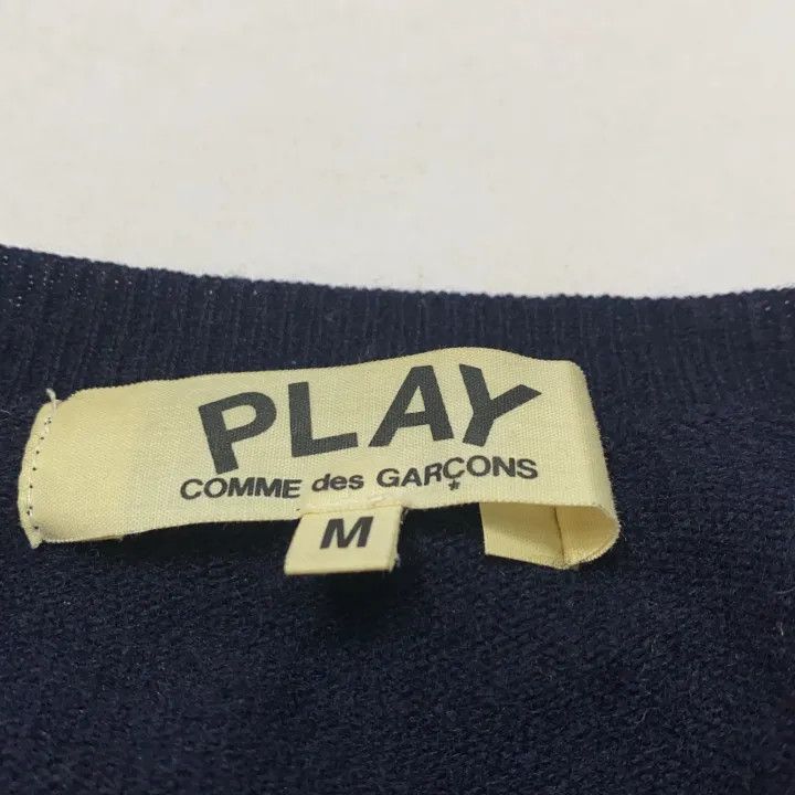 Comme des Garcons Comme des Garçons Play Navy Heart Cardigan 0079 Size M / US 6-8 / IT 42-44 - 5 Thumbnail