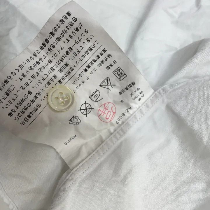 Comme des Garcons Comme des Garçons Play White Shirt with Heart Detail 0079 Size S / US 4 / IT 40 - 4 Thumbnail