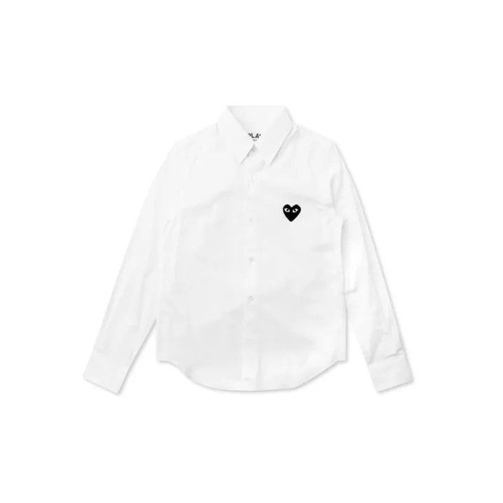 Comme des Garcons PLAY Comme des Garçons Play Black Heart Shirt 0079 Size M / US 6-8 / IT 42-44 - 2 Thumbnail