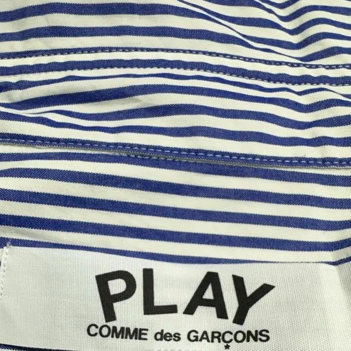 Comme des Garcons PLAY Comme des Garçons Play Striped Shirt for Women 0079 Size L / US 10 / IT 46 - 10 Thumbnail