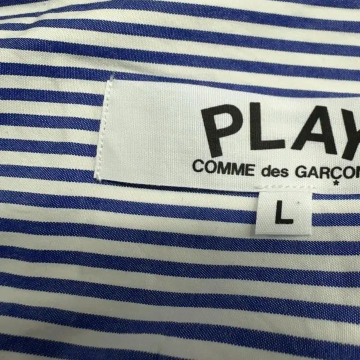 Comme des Garcons PLAY Comme des Garçons Play Striped Shirt for Women 0079 Size L / US 10 / IT 46 - 11 Thumbnail