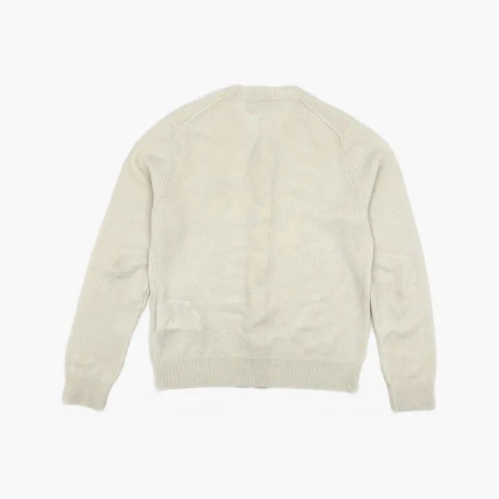 Comme des Garcons PLAY Comme des Garçons Play White Knit Cardigan 0079 Size L / US 10 / IT 46 - 3 Thumbnail