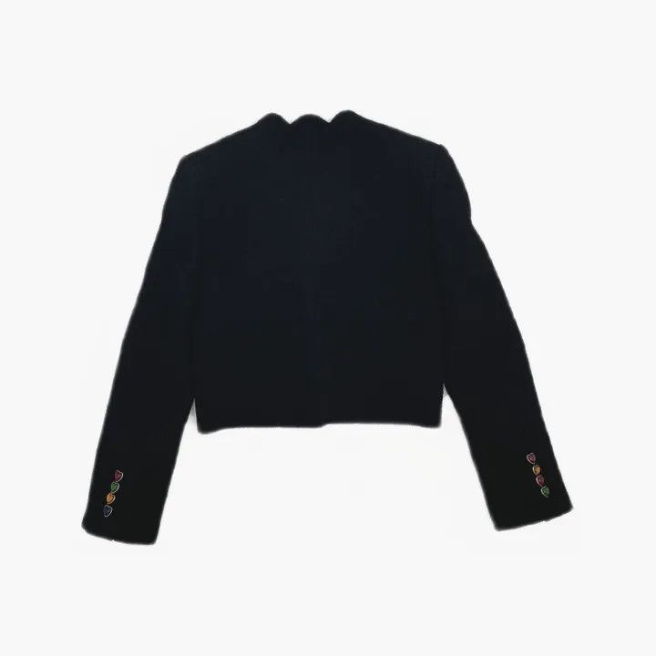 Saint Laurent Paris Saint Laurent Casual Black Long Sleeve Jacket 0079 Size S / US 4 / IT 40 - 3 Thumbnail