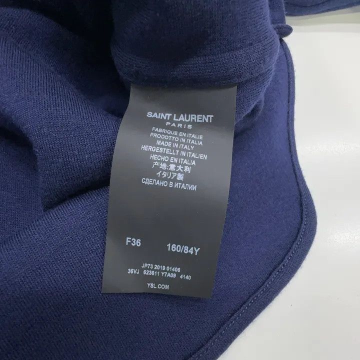 Saint Laurent Paris Saint Laurent Monogram Wool Embroidered Shirt 0079 Size S / US 4 / IT 40 - 4 Thumbnail