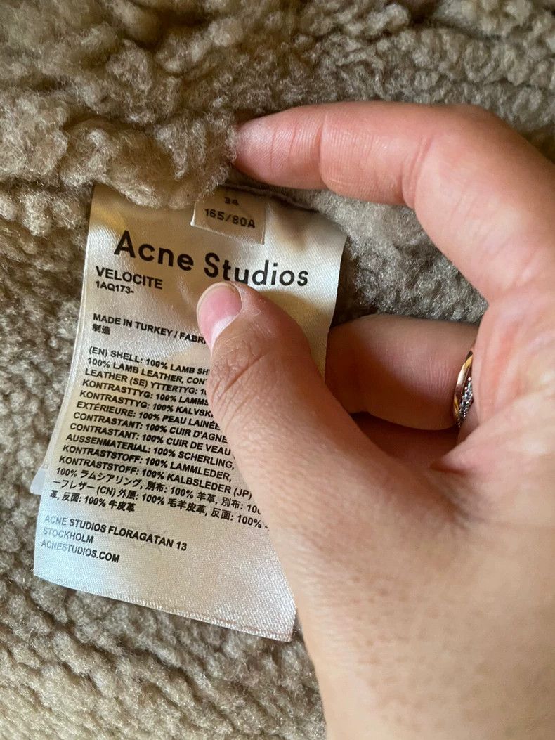 Acne Studios acne studios shearling leather jacket Size US S / EU 44-46 / 1 - 5 Thumbnail