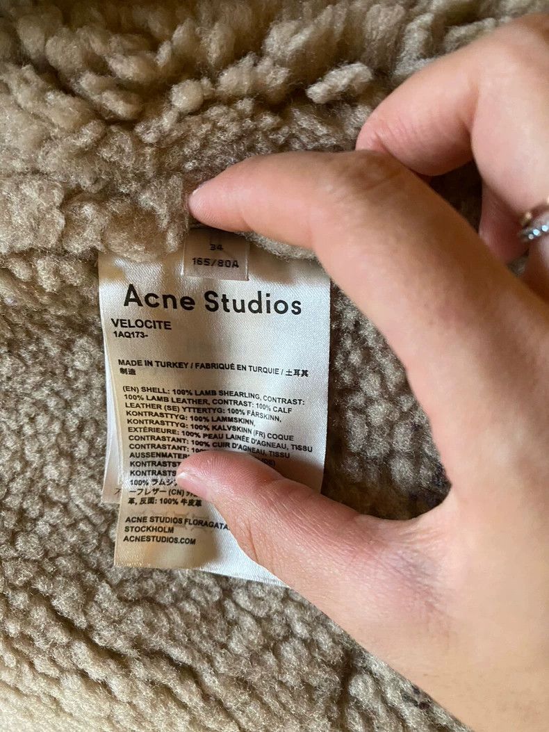 Acne Studios acne studios shearling leather jacket Size US S / EU 44-46 / 1 - 7 Thumbnail