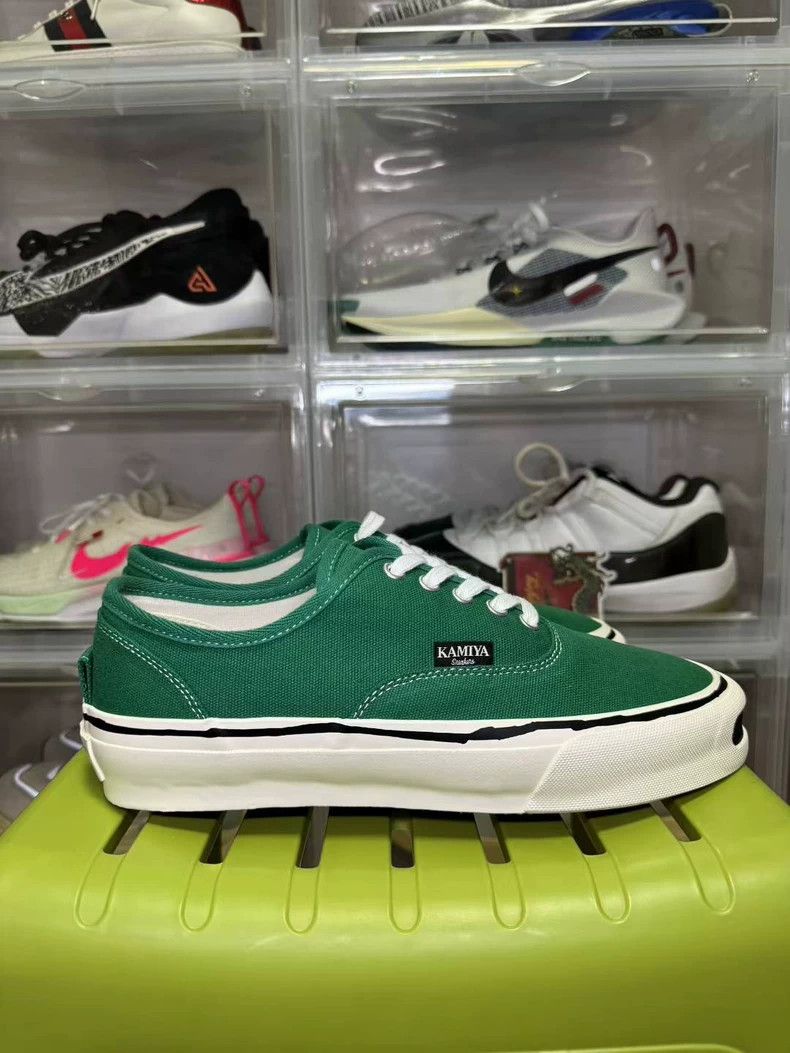 Maison MIHARA YASUHIRO green kamiya lowtop sneakers Size US 12 / EU 45 - 2 Thumbnail