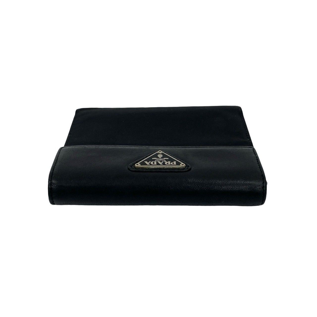 Prada Prada Prada Tessuto Leather Bifold Wallet Leather Short Wallet Size ONE SIZE - 4 Thumbnail