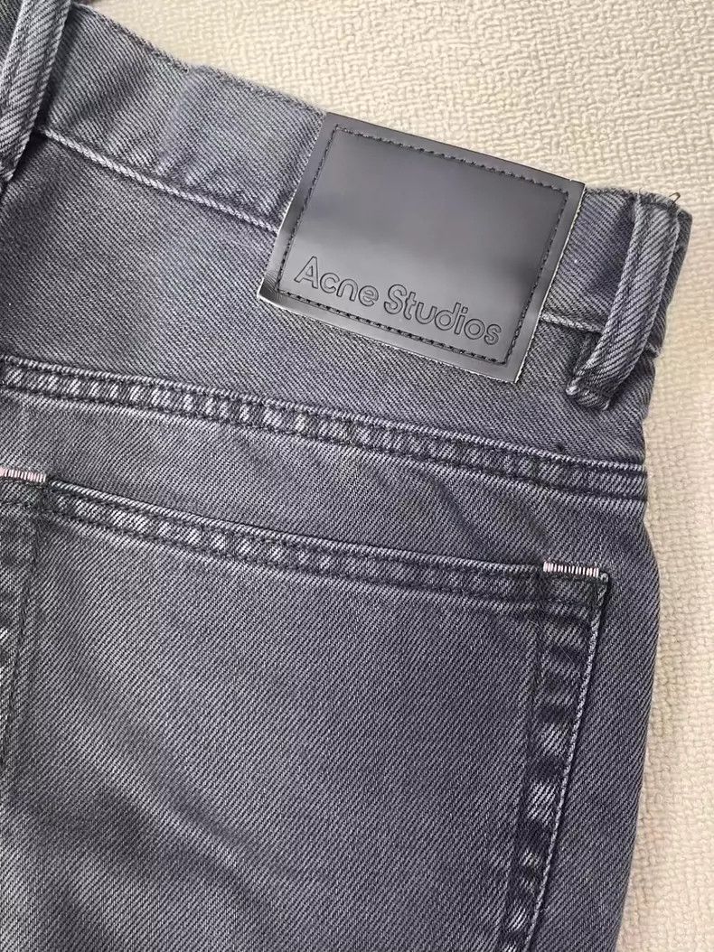 Acne Studios Acne Studios dark gray wide leg jeans Size US 30 / EU 46 - 3 Thumbnail