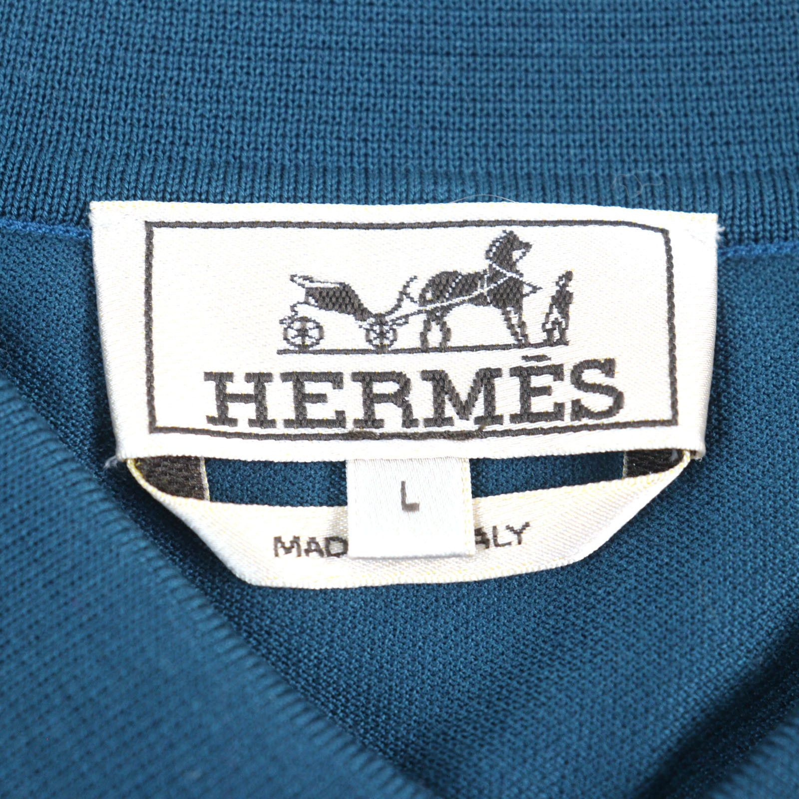 Hermes Hermes Hermes Polo Shirt Cotton Polo Shirt Cotton Tops Size ONE SIZE - 8 Thumbnail