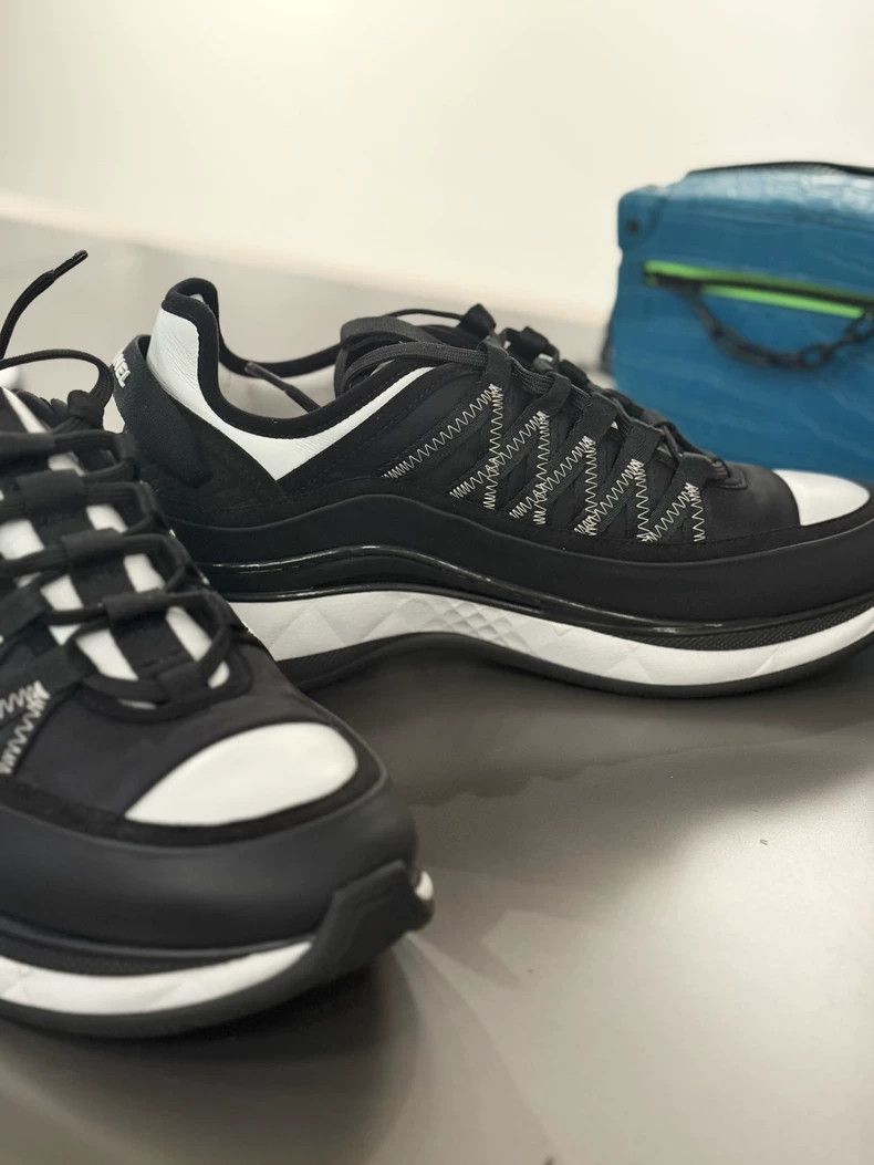 Chanel chanel 24b panda color sneakers Size US 15 / EU 48 - 4 Thumbnail