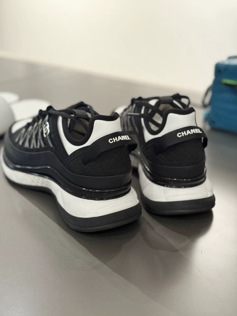 Chanel chanel 24b panda color sneakers Size US 15 / EU 48 - 2 Thumbnail