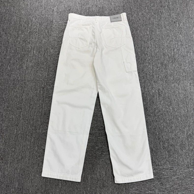 Dior dior white denim jeans 48 Size US 44 / EU 60 - 2 Thumbnail