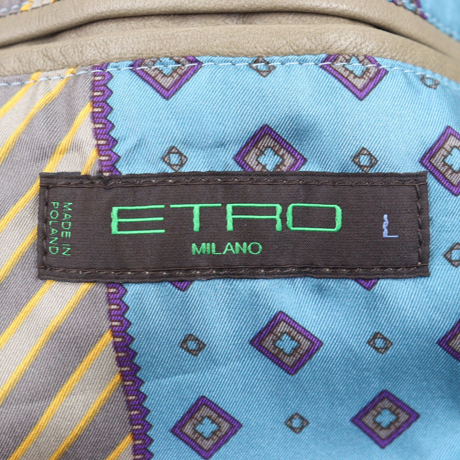 Other Other ETRO Leather Lambskin Jacket Leather Outerwear Size ONE SIZE - 8 Thumbnail