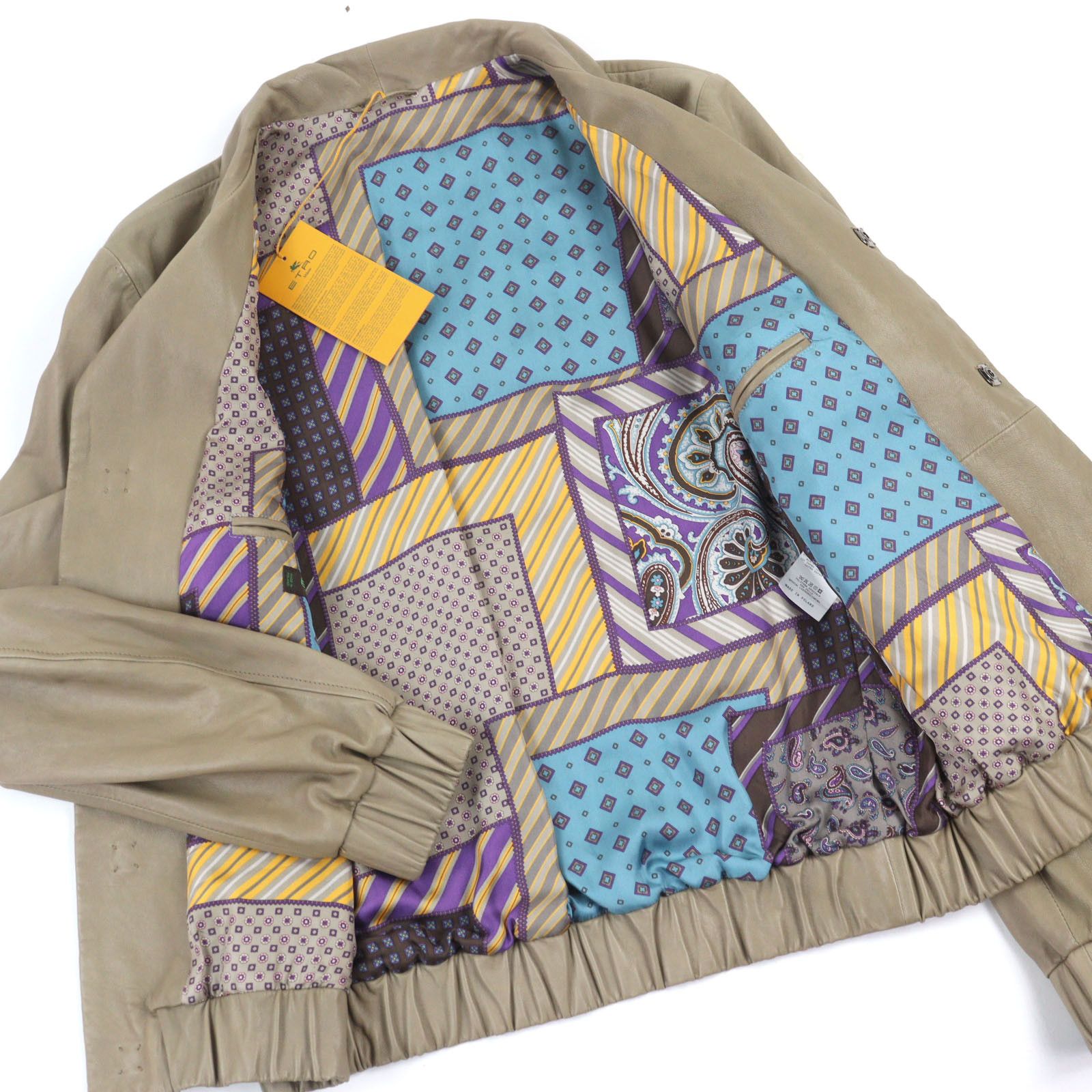 Other Other ETRO Leather Lambskin Jacket Leather Outerwear Size ONE SIZE - 3 Thumbnail