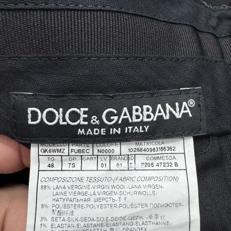 Dolce & Gabbana DG sequin wool casual pants Size US 44 / EU 60 - 3 Thumbnail