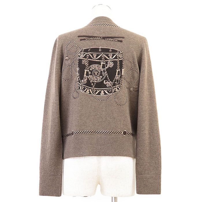 Hermes Hermes Hermes Les Tambours Wool Cardigan Others Tops Size ONE SIZE - 5 Thumbnail