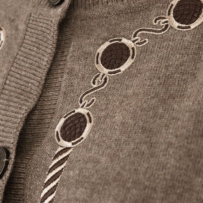 Hermes Hermes Hermes Les Tambours Wool Cardigan Others Tops Size ONE SIZE - 4 Thumbnail