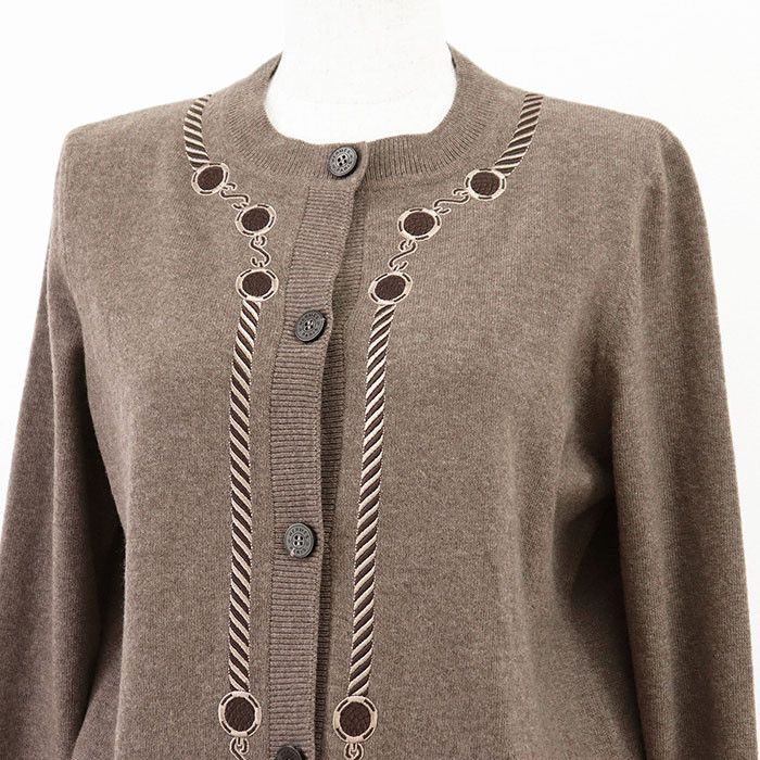 Hermes Hermes Hermes Les Tambours Wool Cardigan Others Tops Size ONE SIZE - 2 Thumbnail