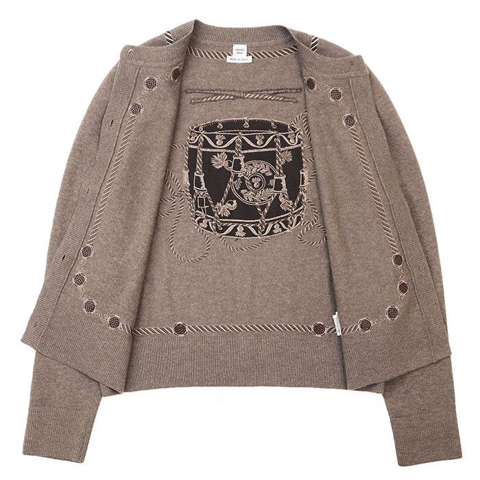Hermes Hermes Hermes Les Tambours Wool Cardigan Others Tops Size ONE SIZE - 8 Thumbnail